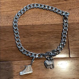 Vintage Juicy Couture Silver Charm Necklace